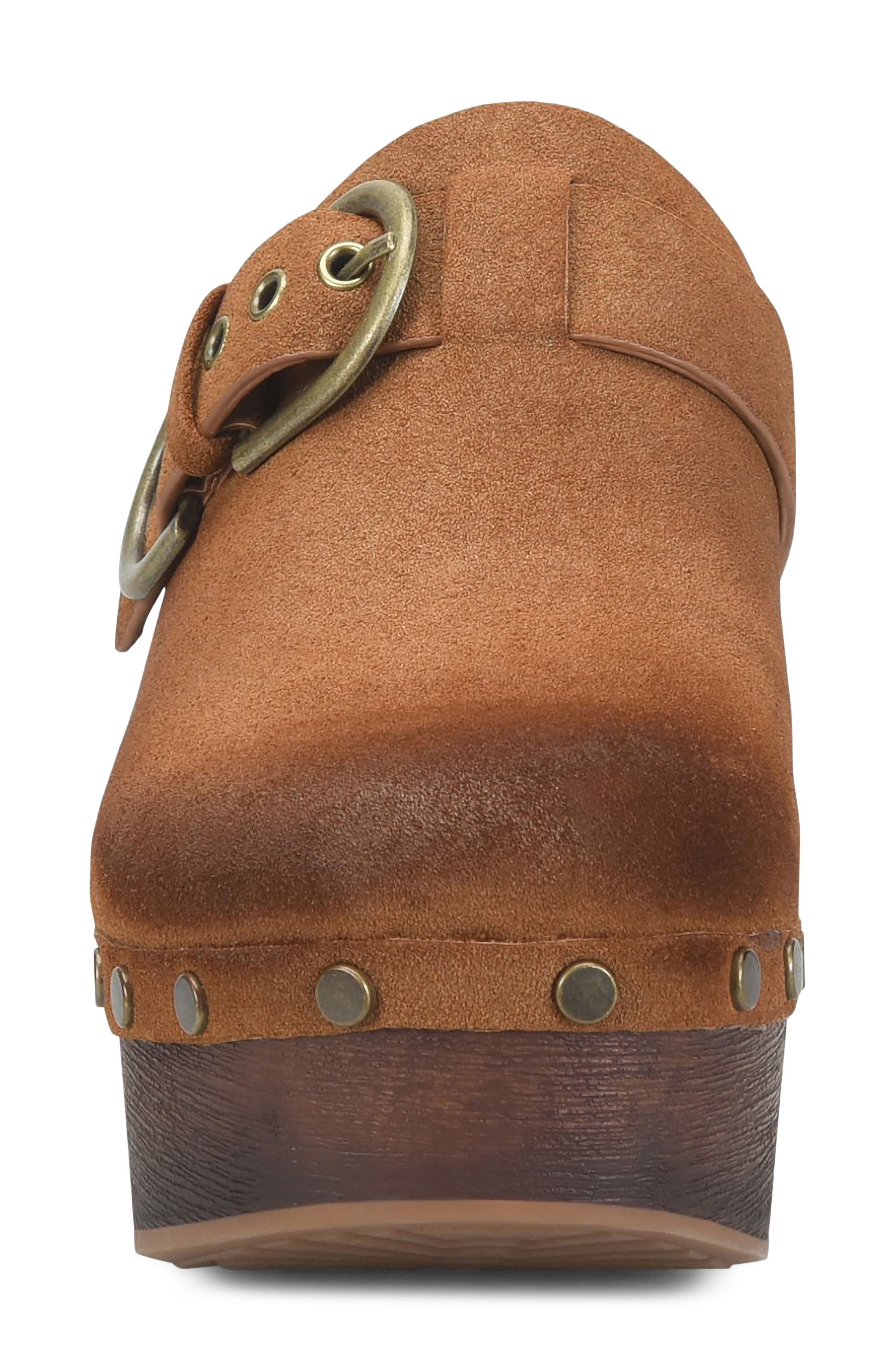 Lacey Clog, Alternate, color, TAN NUBUCK
