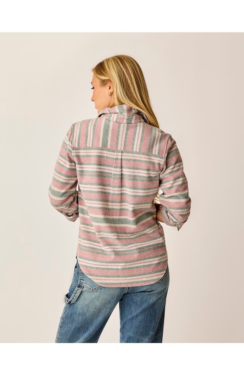 Carve Designs Fairbanks Supersoft Shirt, Alternate, color, Bistro Block Stripe