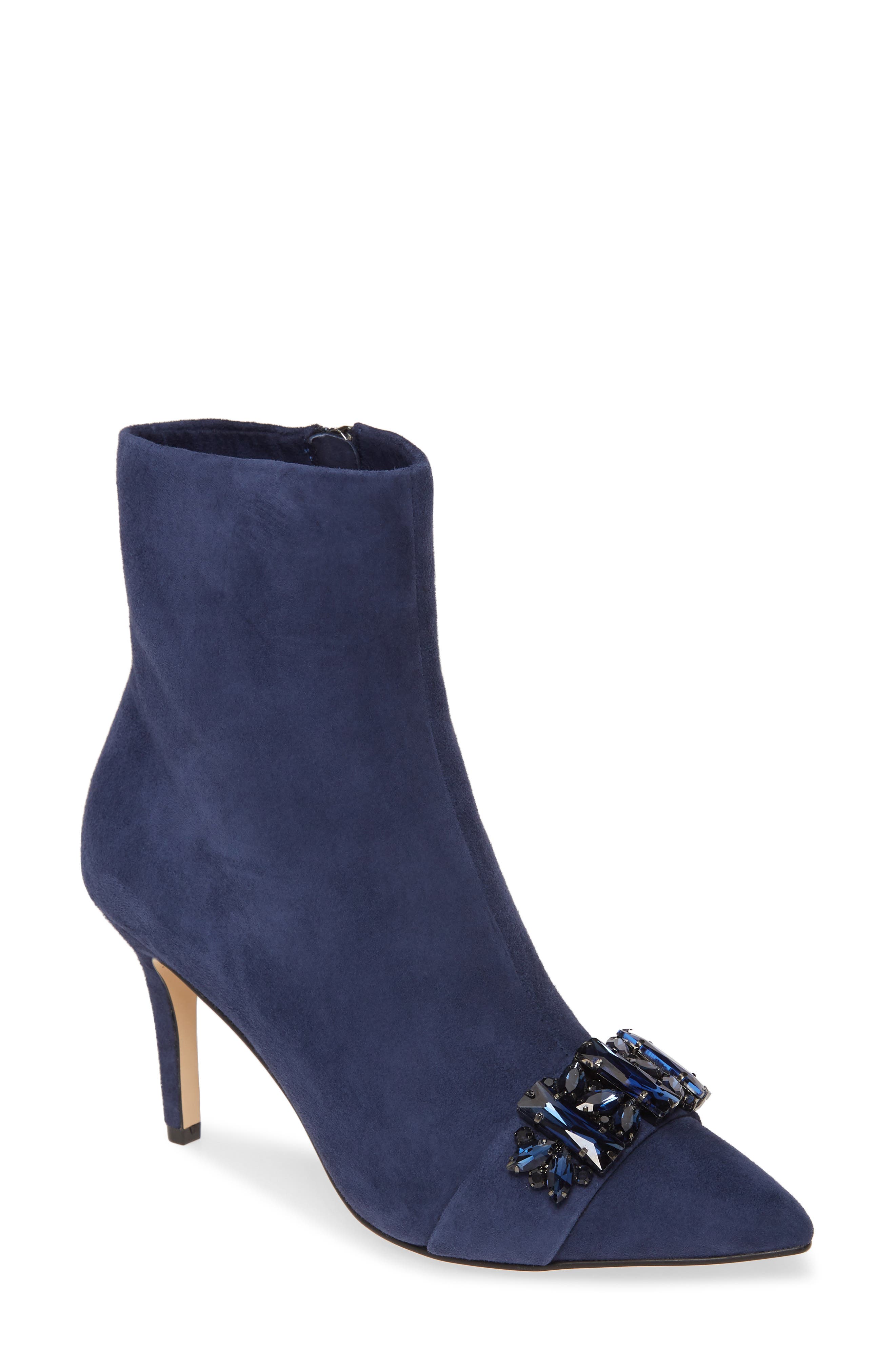 Rika Bootie, Main, color, NAVY SUEDE
