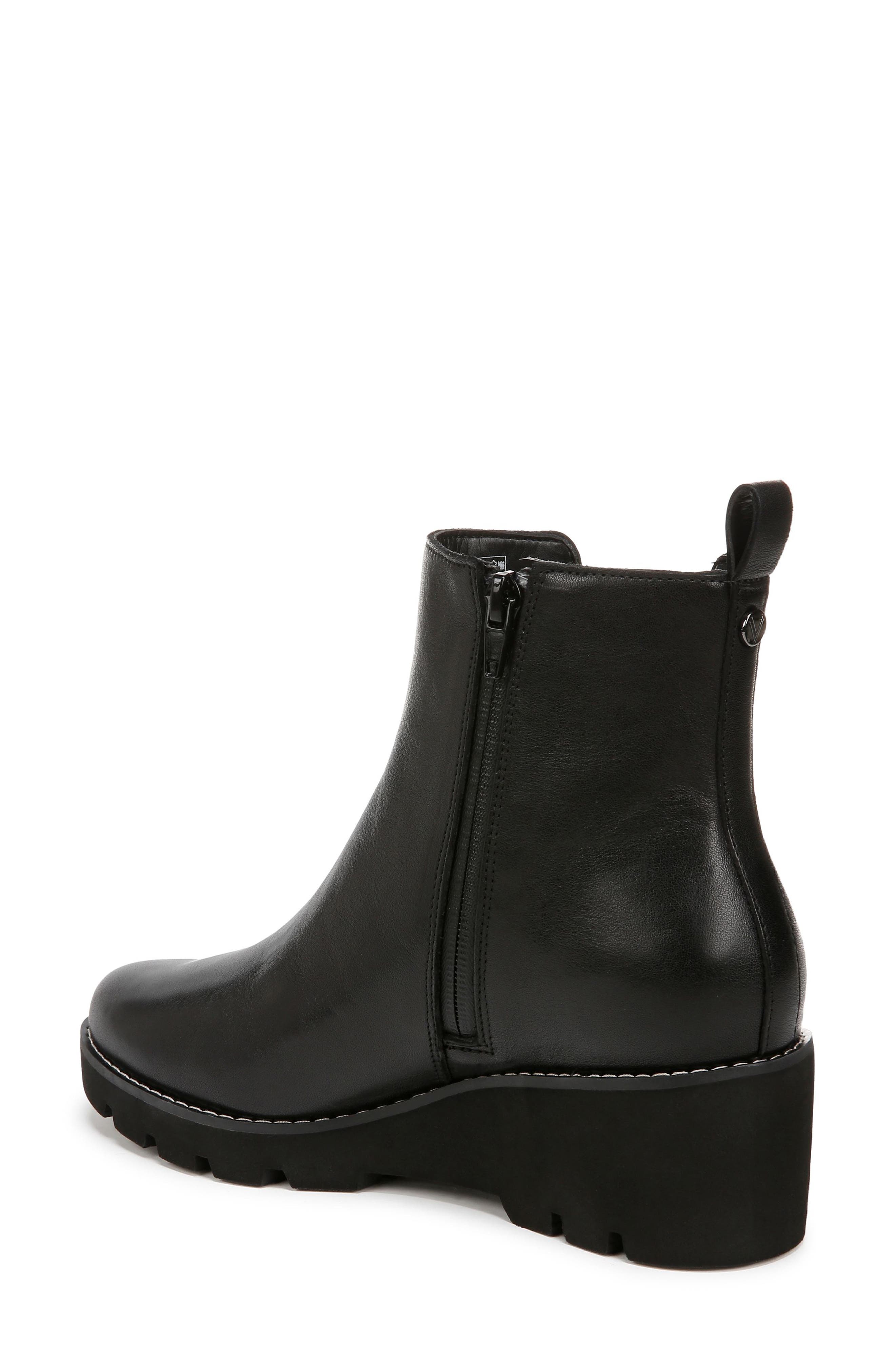 Aria Platform Bootie, Alternate, color, BLACK