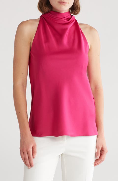 Jadis Cowl Neck Satin Tank