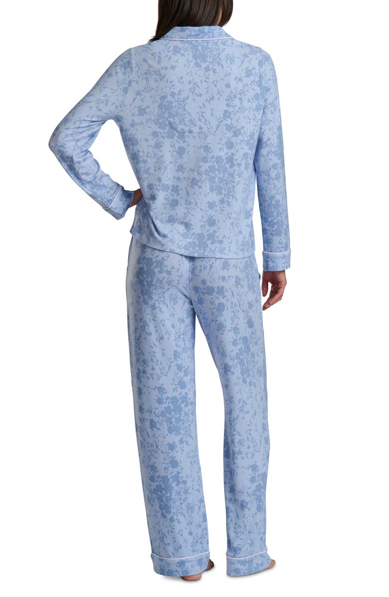 Splendid Print Long Sleeve Pajamas, Alternate, color, Falling Floral