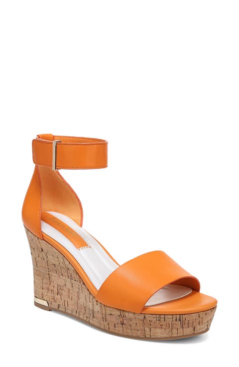 Clemens Ankle Strap Platform Wedge Sandal (Women)