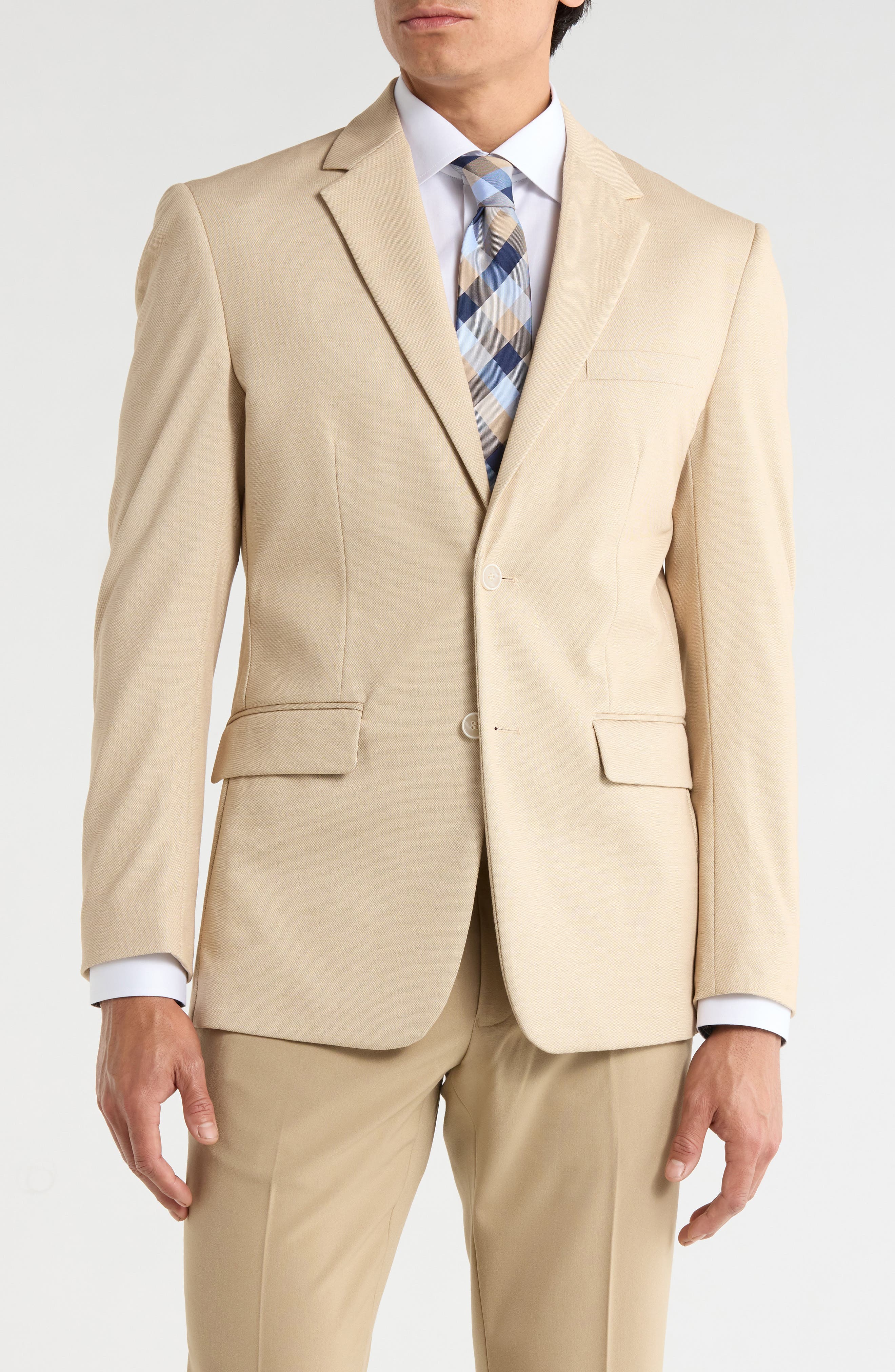 Duchamp Slim Fit Stretch Knit Sport Coat