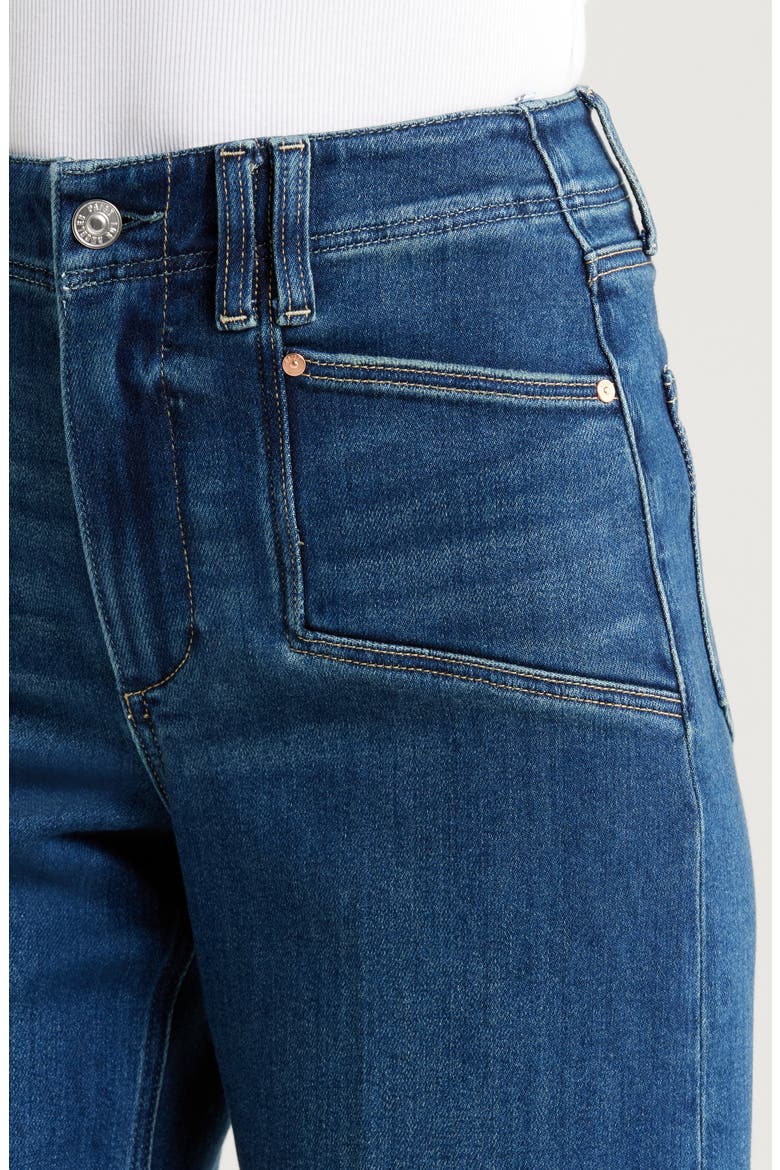 Anessa High Waist Ankle Wide Leg Jeans, Alternate, color, AMOROSO