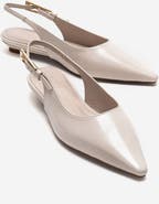 Prologue Shoes Jenna Slingback Pointed Toe Pump