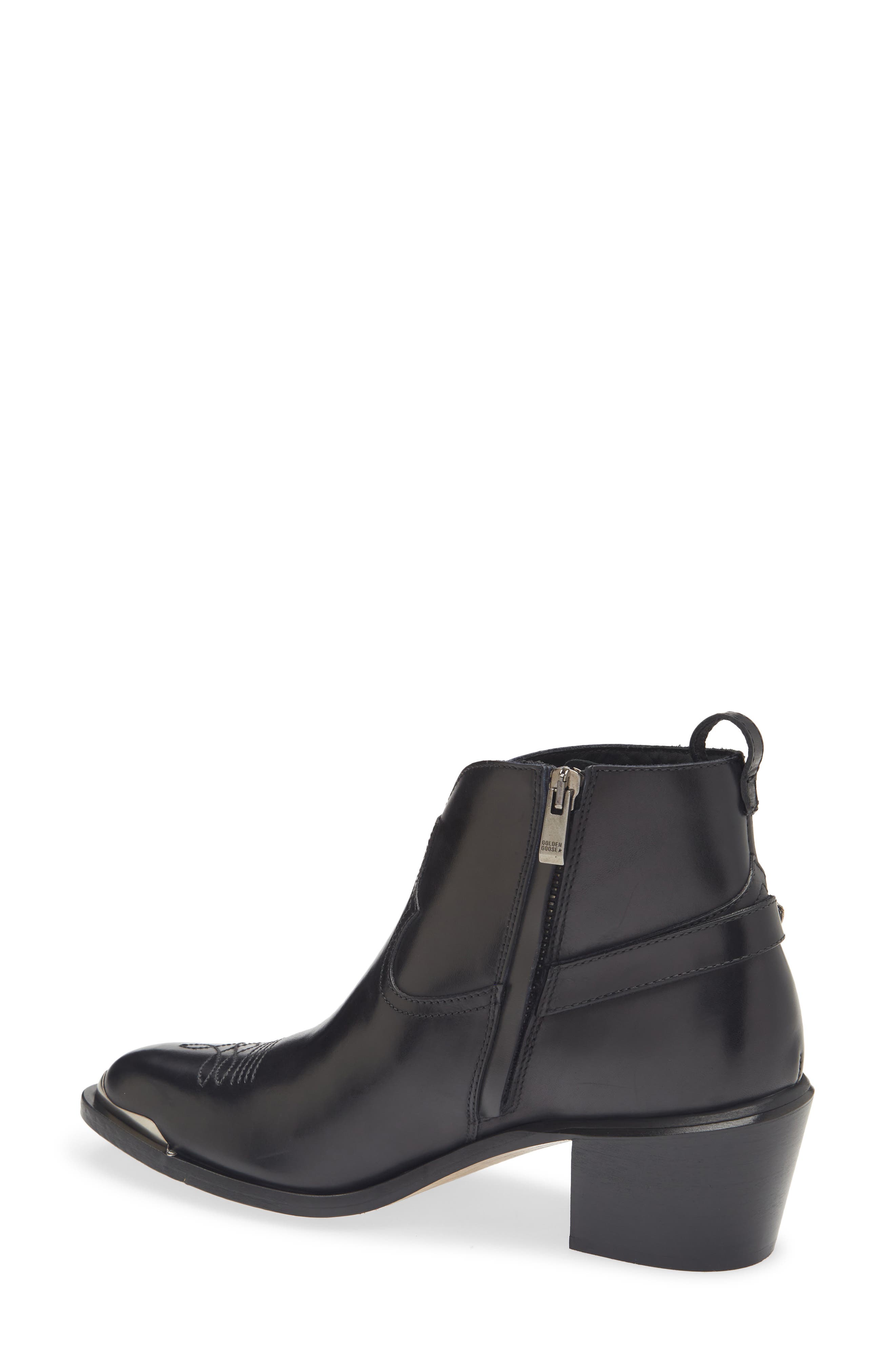 Golden Goose Patty Western Bootie, Alternate, color, Black
