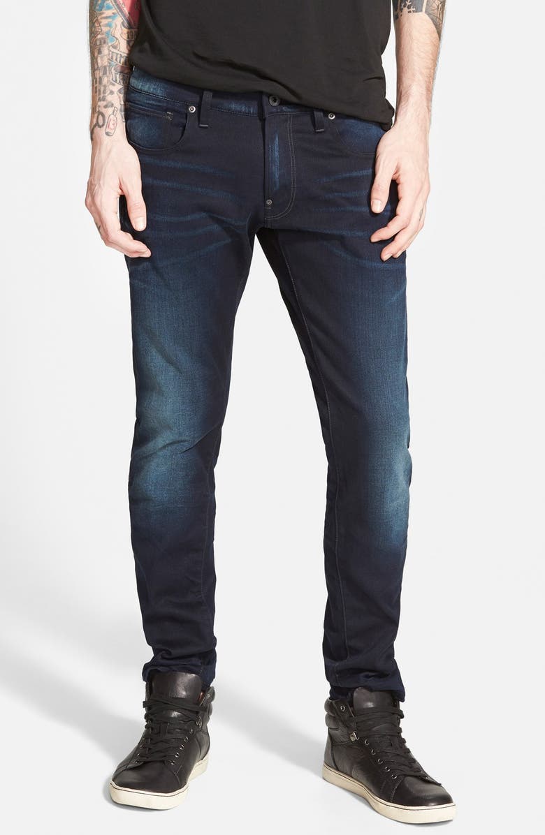 G-Star RAW 'Defend' Slim Fit Jeans, Main, color, Dark Aged