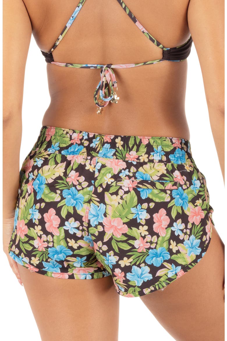 Miami Garden Beachrider Cover-Up Shorts, Alternate, color, MOLE