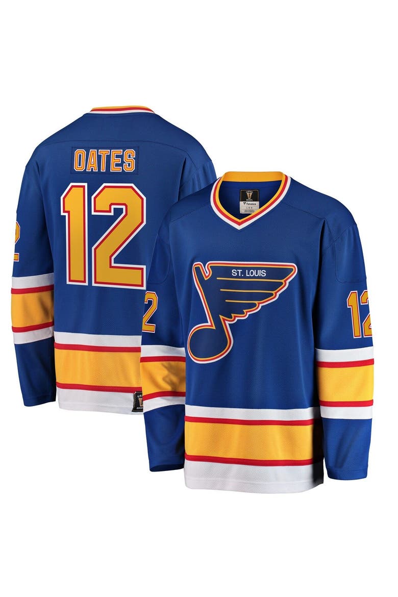Men's Fanatics Branded Adam Oates Blue St. Louis Blues Premier Breakaway Retired Player Jersey, Main, color, Blue