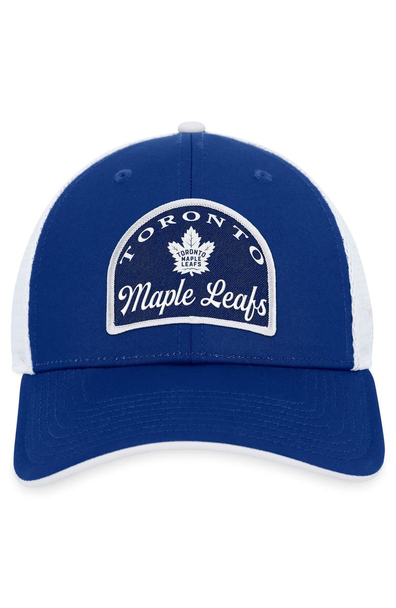 FANATICS Men's Fanatics Branded Blue/White Toronto Maple Leafs Fundamental Adjustable Hat, Alternate, color, Blue