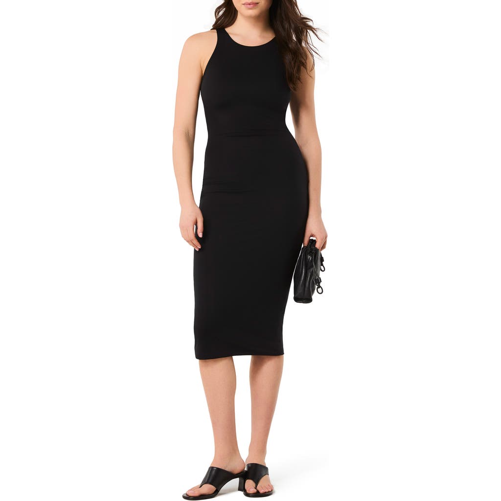 Spanx ® Smooth™ Jersey Cutaway Shoulder Midi Dress In Classic Black