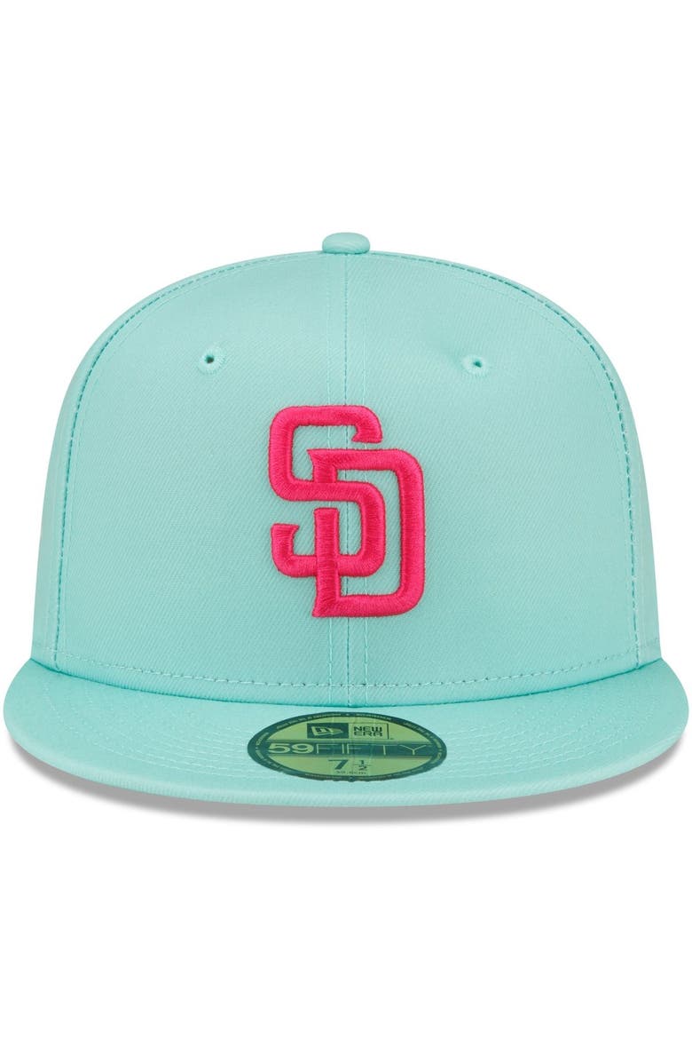 New Era Men's New Era Mint San Diego Padres 2022 City Connect 59FIFTY Fitted Hat, Alternate, color, Aqua