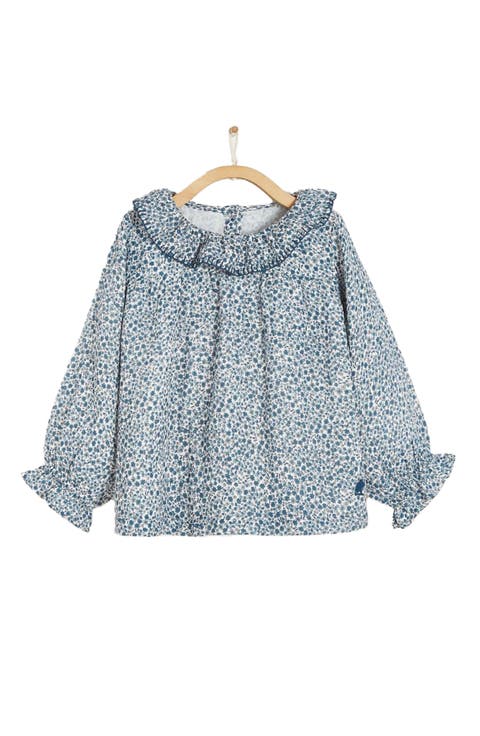 Premium Cotton Flora Blouse For Infant