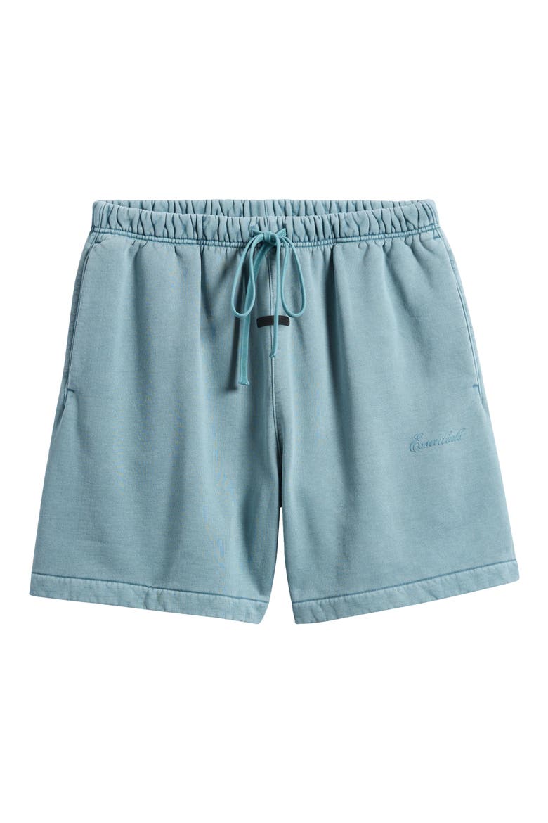 Classic Fit Signature Logo Sweat Shorts, Alternate, color, FADED COASTAL