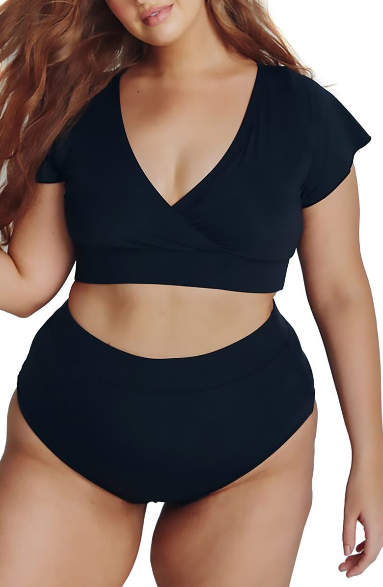 ALPINE BUTTERFLY BFF Crop Bikini Top, Main, color, 