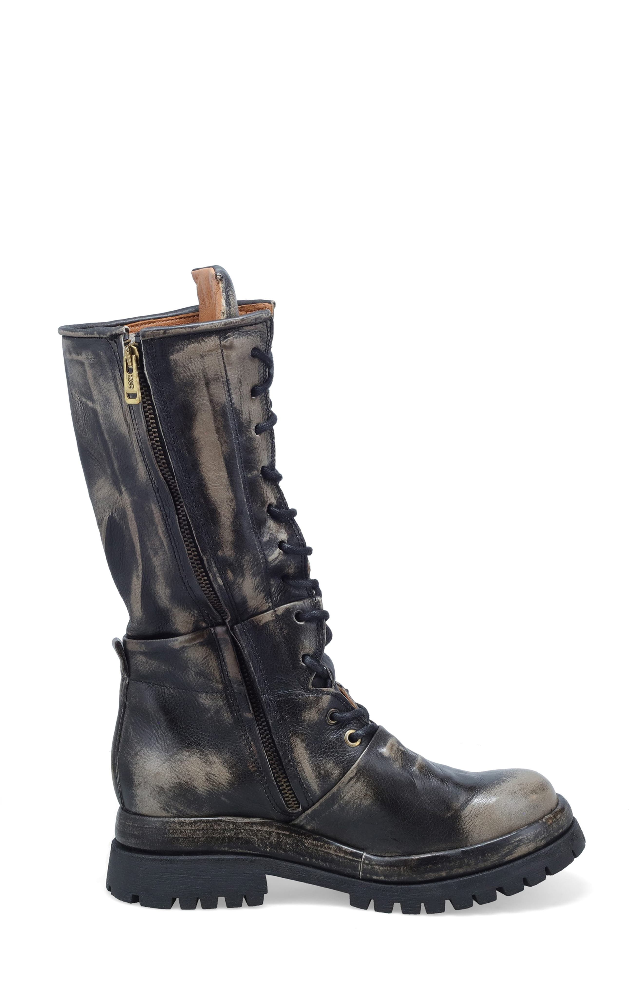 A.S.98 Donovan Distressed Leather Boot, Alternate, color, Distressed Ice