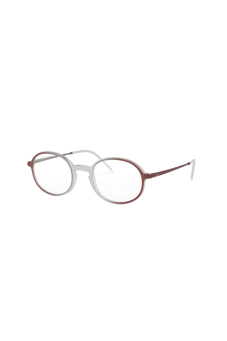 50mm Oval optical glasses, Main, color, Beige