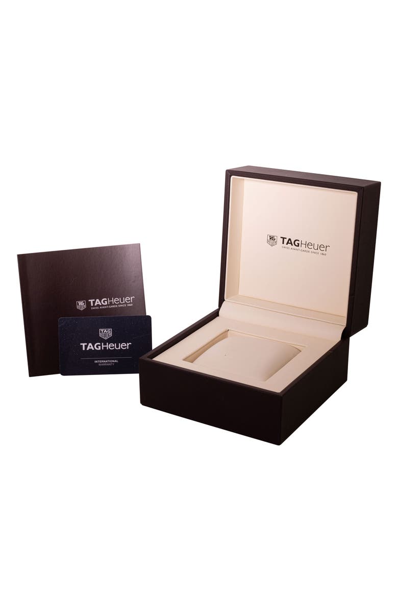 Watchfinder & Co. Tag Heuer Preowned 2017 Carrera CAR2A1Z.FT6044 Rubber Strap Watch, 45mm, Alternate, color, 