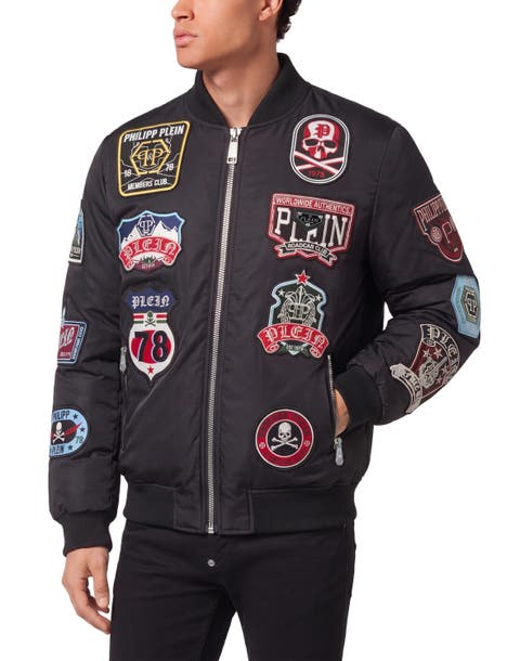 Nylon Bomber Patches Men