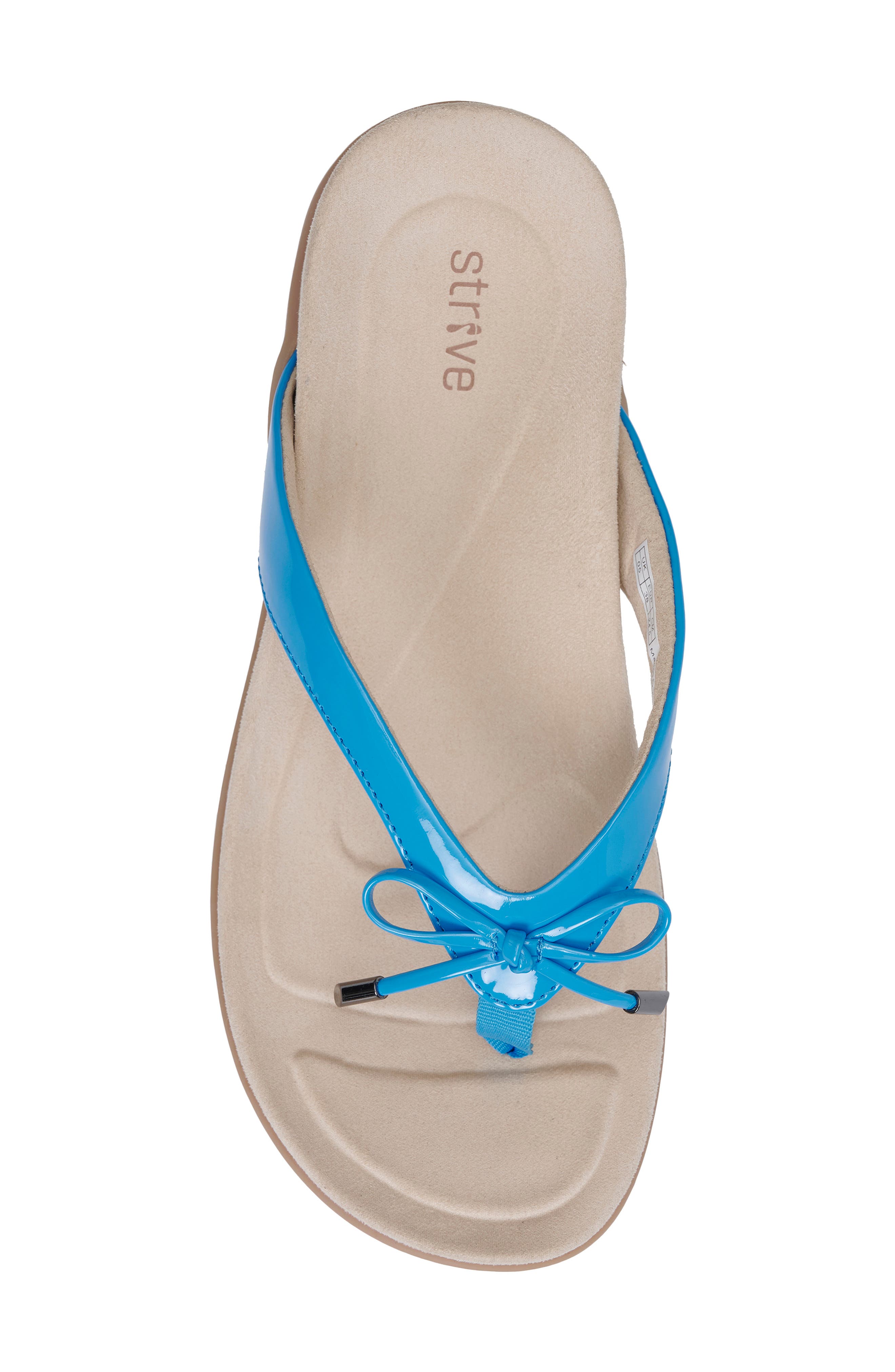 Island II Bow Water Resistant Thong Slide Sandal, Alternate, color, OCEAN