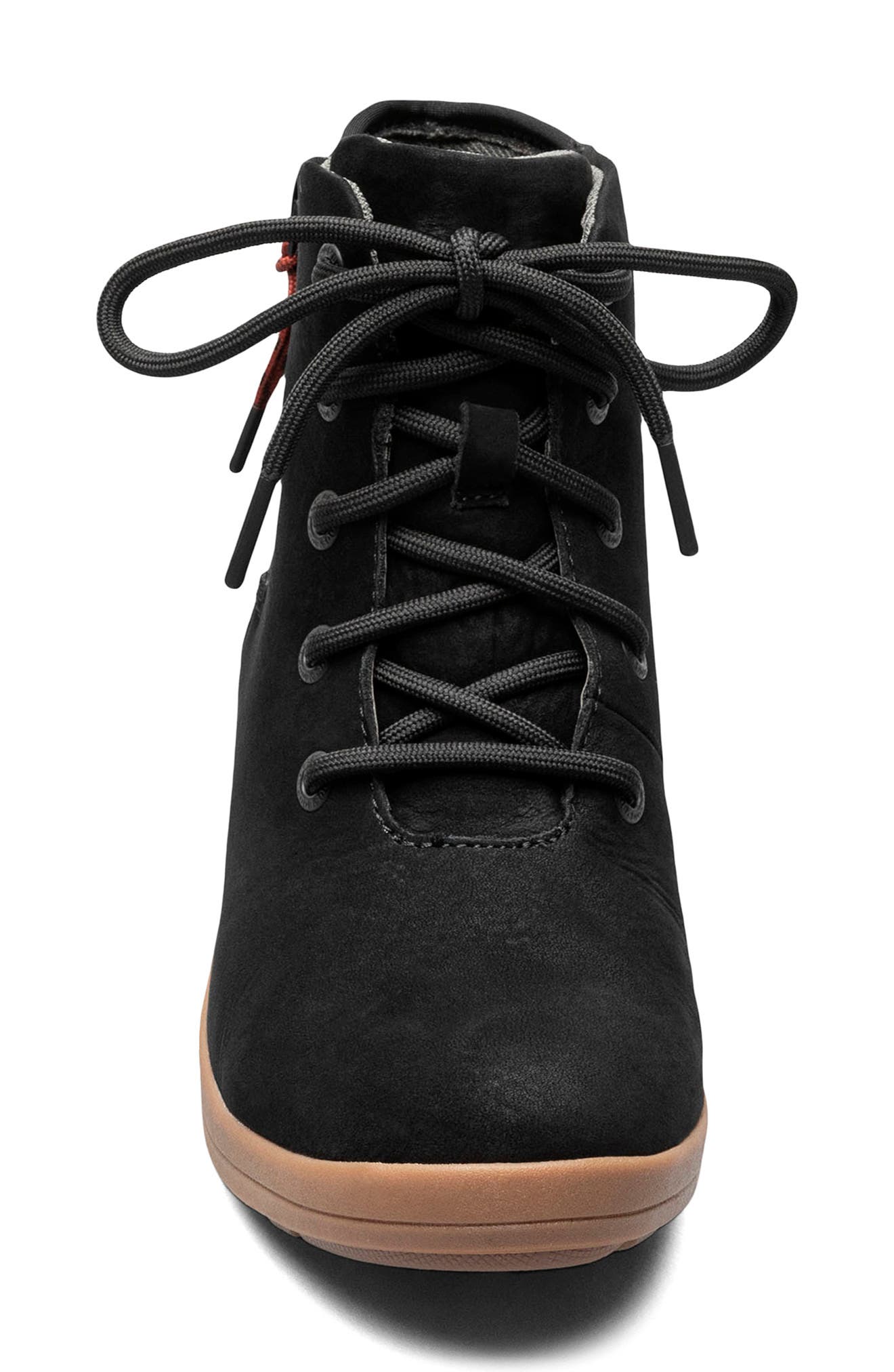 Vista Rugged Waterproof Leather Boot, Alternate, color, BLACK