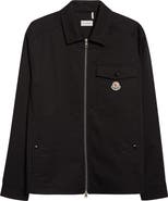 Moncler Stretch Cotton Zip Shirt