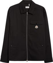 Moncler Stretch Cotton Zip Shirt