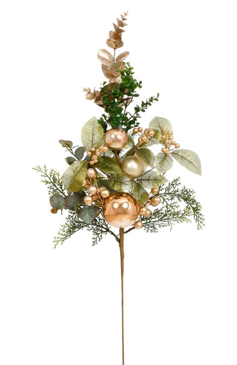 Festive Ball Berry Spray, Set of 6