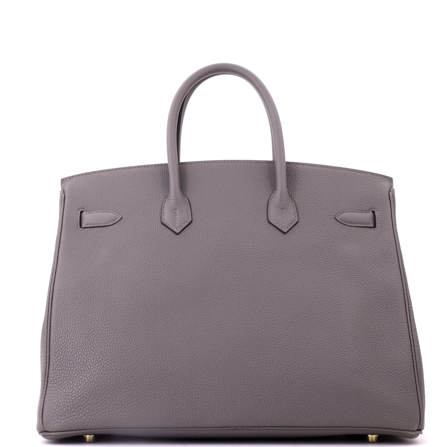 Birkin Handbag Grey Togo with Gold Hardware 35, Alternate, color, Grey