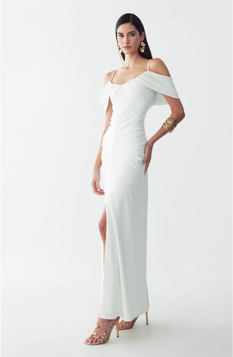 BWLDR Ida Maxi Dress, Alternate, color, White
