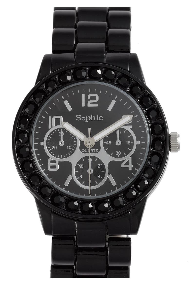 'Boyfriend' Watch, Main, color, BLACK
