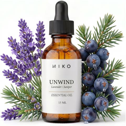 Unwind Essential Oil with Lavender & Juniper 100% Organic 15ml
