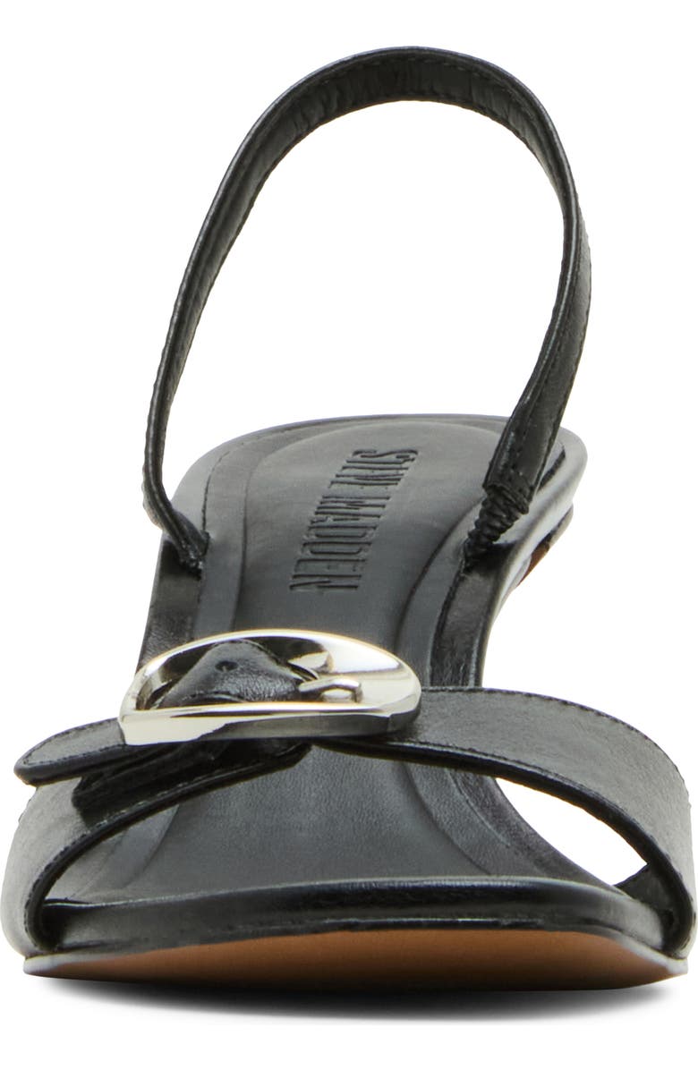 Steve Madden Henrietta Slingback Sandal, Alternate, color, Black Leather