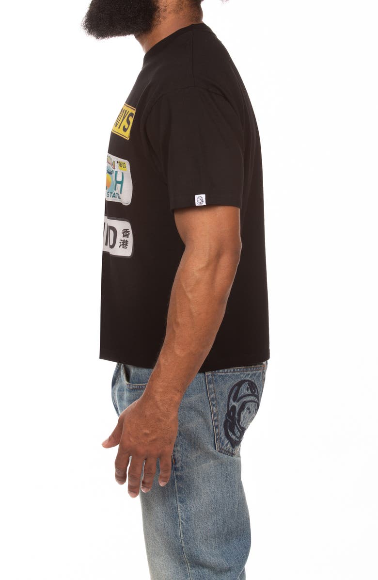 Billionaire Boys Club Plates Graphic T-Shirt, Alternate, color, Black