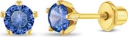 In Season Jewelry Prong CZ Solitaire Earrings