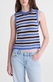 Madewell Open Stitch Sleeveless Sweater