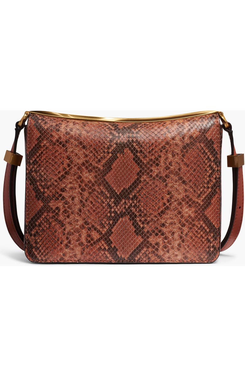 Donna Karan New York Jericho Snake Shoulder, Alternate, color, Amber