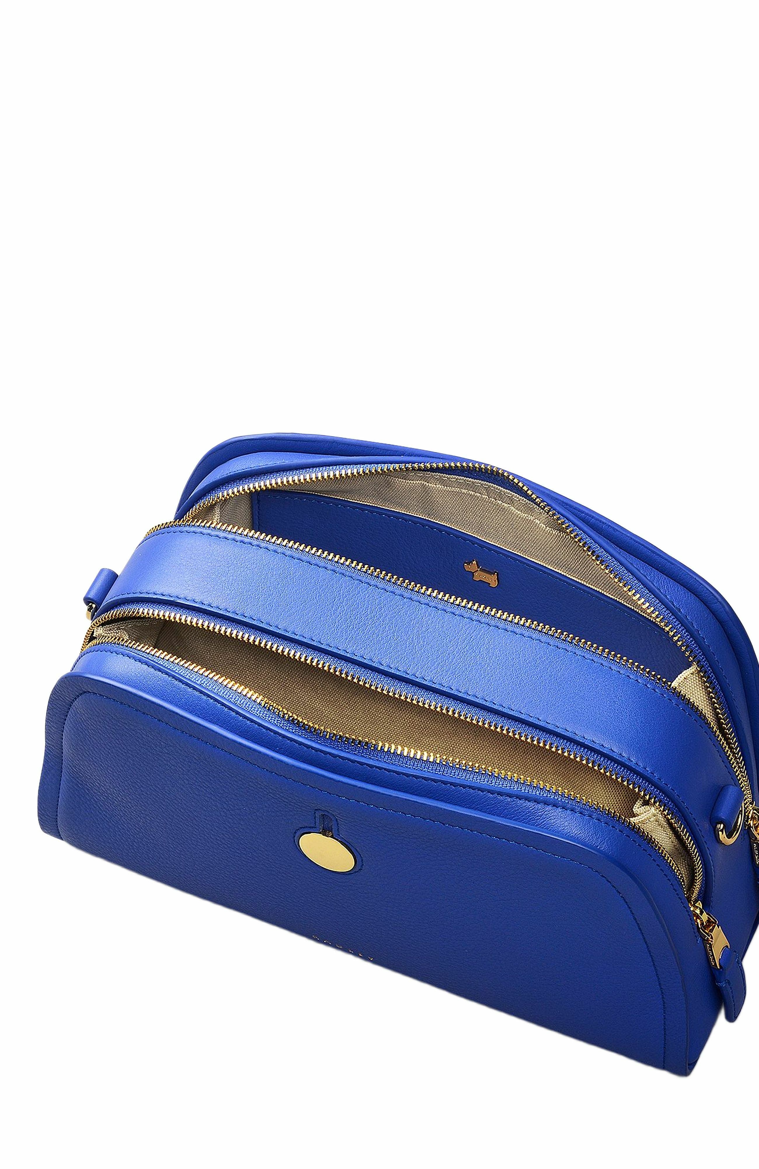 Bathurst Mews Small Ziptop Crossbody Bag, Alternate, color, Yves Blue