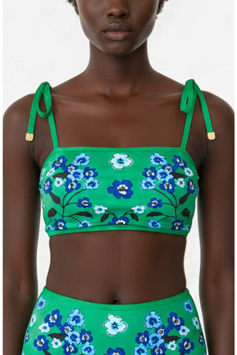 Tropical Escape Reversible Bikini Top, Main, color, Green