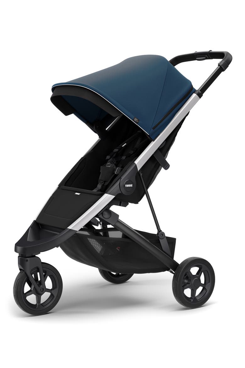 Spring Stroller & Essentials Accessory Bundle, Alternate, color, MAJOLICA BLUE