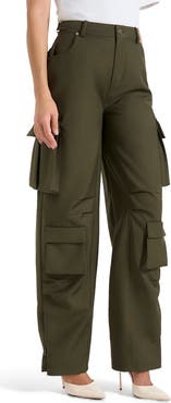 Manière De Voir Emilie Tailored High Rise Cargo Trousers