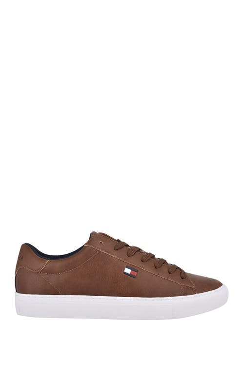 Tommy Hilfiger Brecon Signature Sneaker In Brown