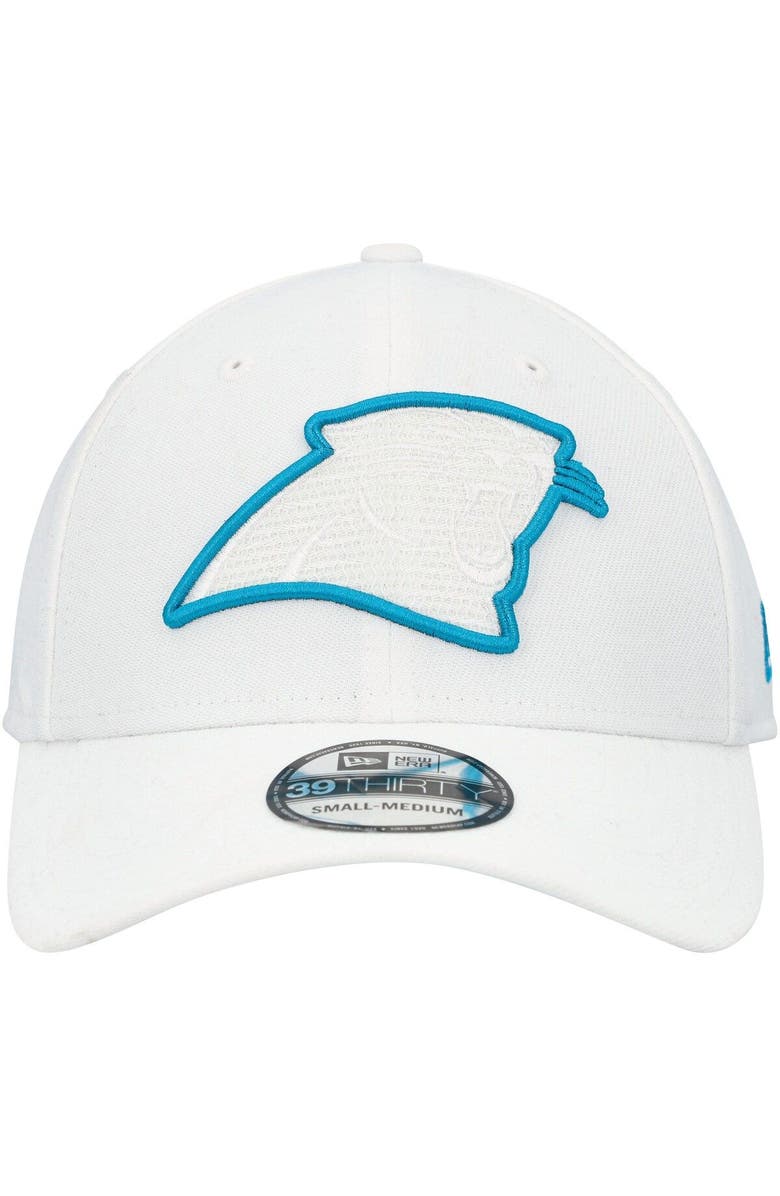 New Era Men's New Era White Carolina Panthers Team White Out 39THIRTY Flex Hat, Alternate, color, 
