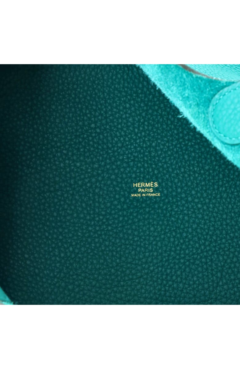 Pre-Owned Hermes Picotin Lock Bag Clemence MM, Alternate, color, Vert Verone