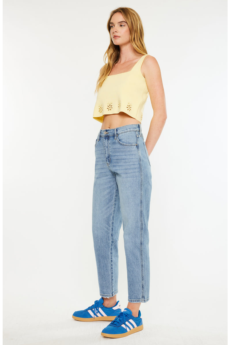 Gabby High Rise Slouch Fit Jeans, Alternate, color, Medium Wash