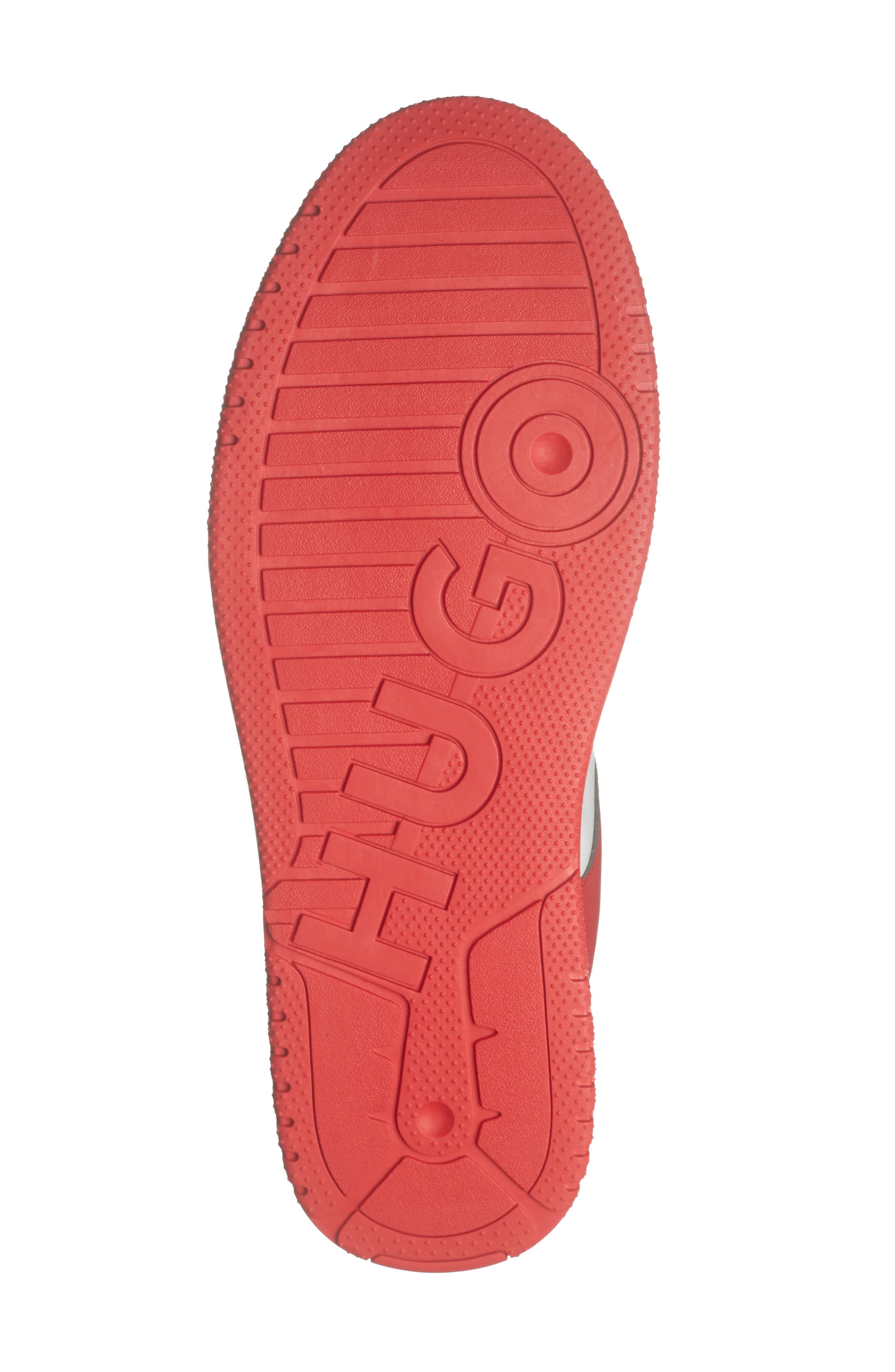 BOSS Hadrain Tenn Sneaker, Alternate, color, Open Red