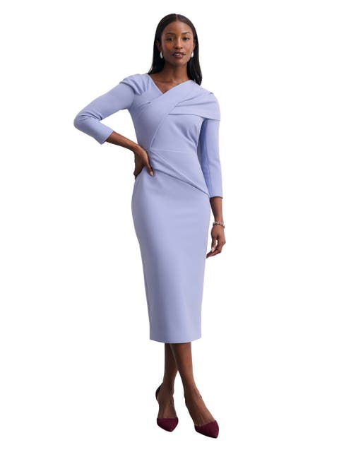 Iona Sculpt Crepe Dress