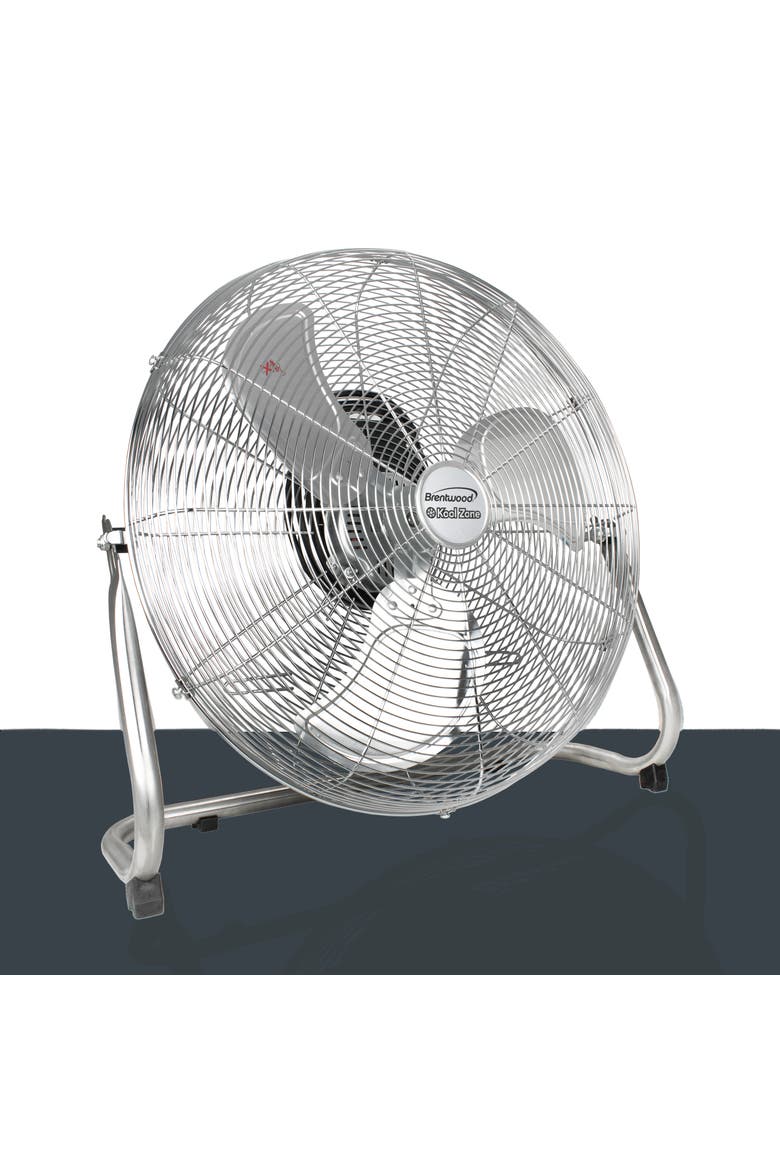 20 Inch Chrome Floor Fan, Alternate, color, Silver