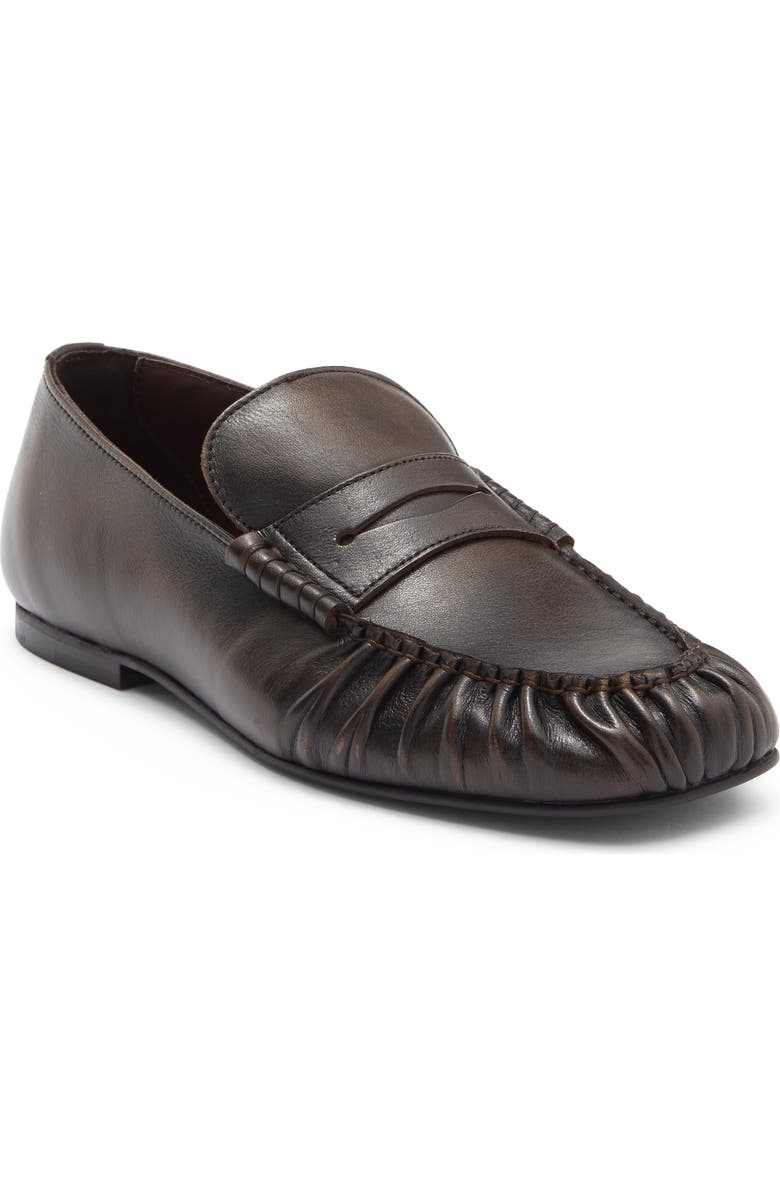 ALOHAS Aven Penny Loafer, Main, color, Vintage Effect Brown